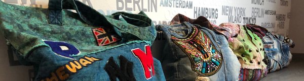 Jeans-Taschen - Jeans Upcycling