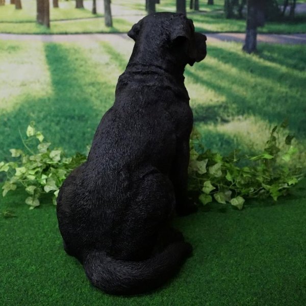 Tierfigur Hund Labrador  schwarz