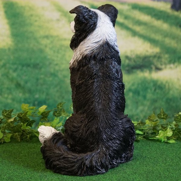 Tierfigur Hund Border Collie lebensecht handbemalt