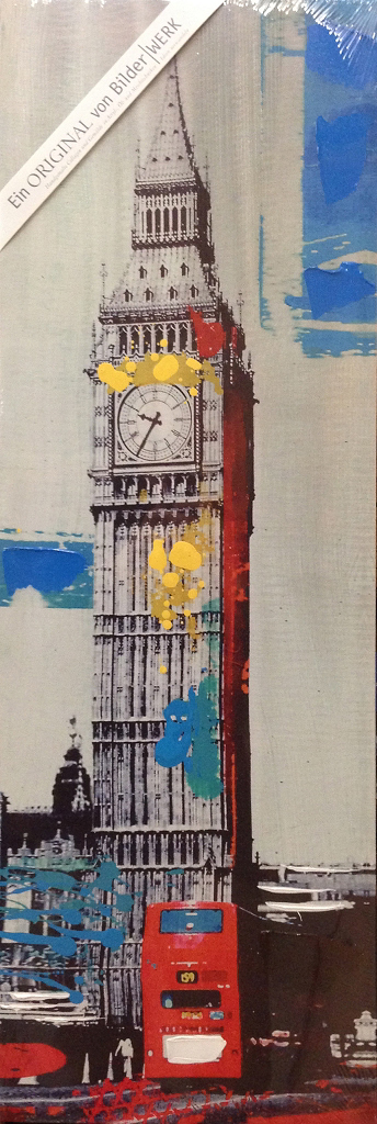 Wandbild Big Ben Print & Paint 30 x 90 cm