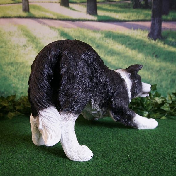 Tierfigur Hund spielender Border Collie