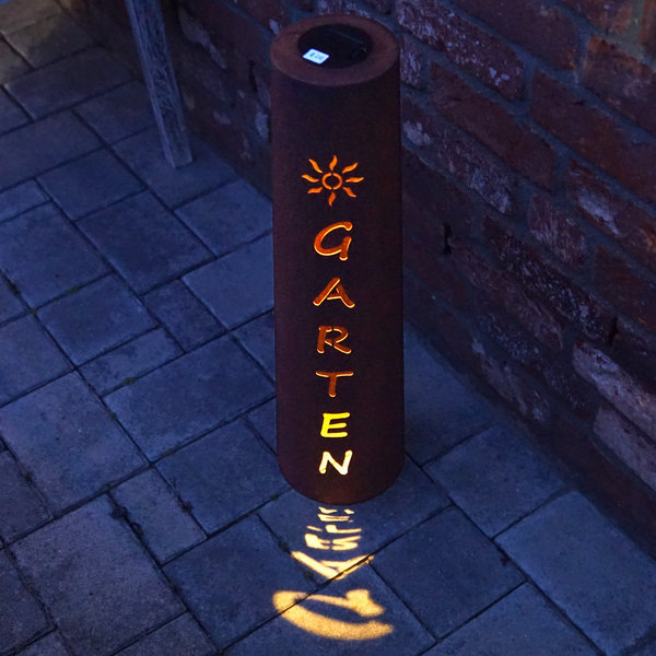 LED Solar Säule "Garten" 61 cm