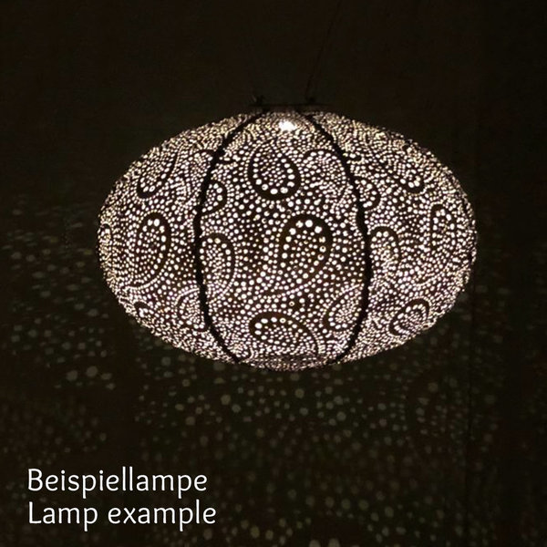 LUMIZ Solar Lampion Ikat Diamond 28 cm Taupe