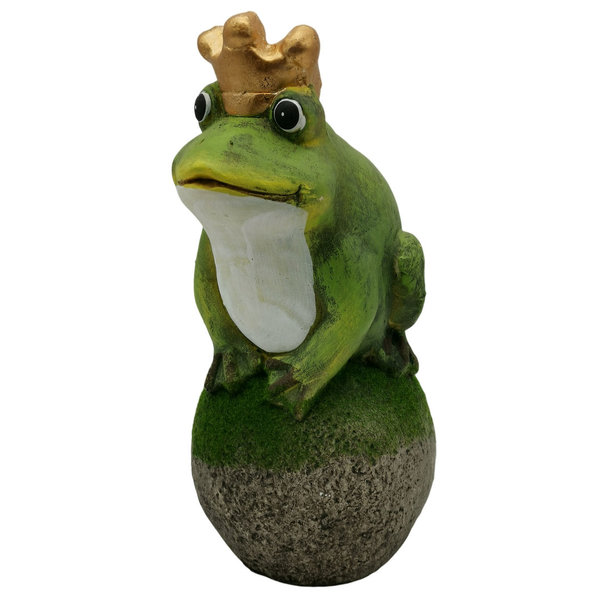 Gartenfigur Froschkönig